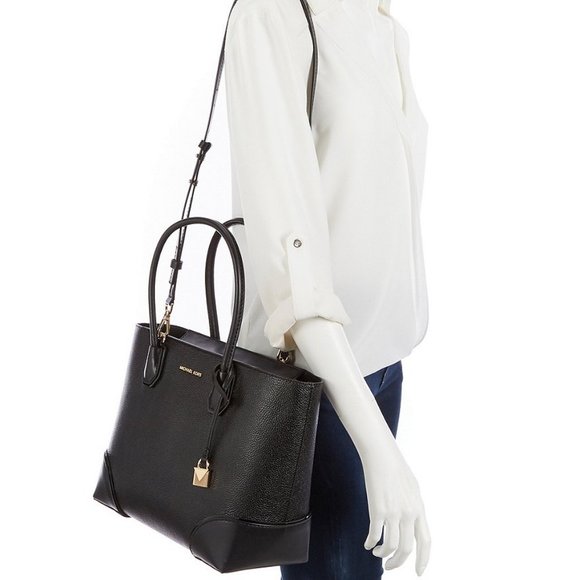 SOLD!!! MICHAEL Michael Kors Studio Mercer Gallery Black Tote NWT - Picture 10 of 13